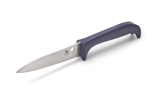 Spyderco Knives™ Counter Puppy Kitchen Knife K20PPR Purple Synthetic 7Cr17 Stainless Steel Knife