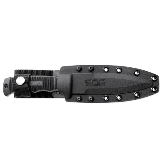 SOG Specialty Knives™ Seal Pup Elite Fixed Blade E37T-K Black Glass Reinforced Nylon AUS-8 Stainless Steel Knife