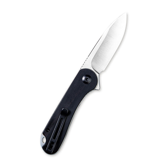 CIVIVI Knives™ Elementum Liner Lock C907D Black Ebony Wood D2 Stainless Steel Pocket Knife