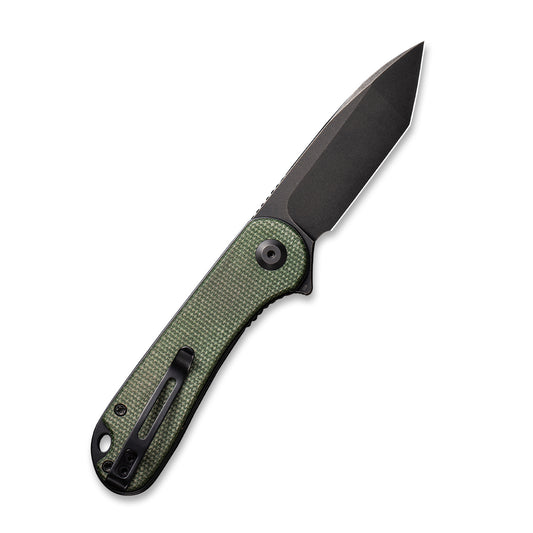 CIVIVI Knives™ Elementum Liner Lock C907T-E Green Micarta D2 Stainless Steel Pocket Knife