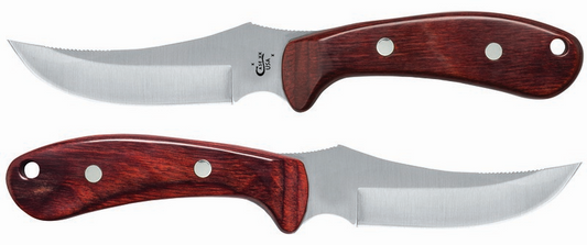 W.R. Case XX Knives Polished Rosewood Ridgeback Fixed Blade Stainless 00398