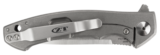Zero Tolerance Knivesโข 0450 Frame Lock 0450 Titanium CPM-S35VN Stainless Steel Pocket Knife