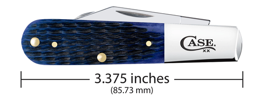 W.R. Case XX Knives Barlow Navy Blue Bone 6894 Stainless Steel Pocket Knife 06894