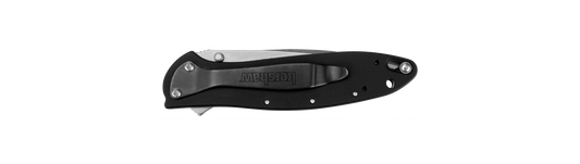 Kershaw Knives™ Leek Liner Lock 1660SWBLK 6061-T6 Aluminum Sandvik 14C28N Stainless Steel Pocket Knife