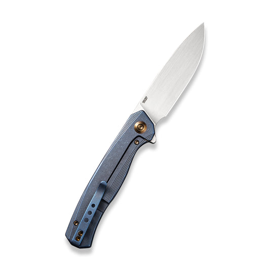 WE Knife Co., Ltd™ Seer Frame Lock WE20015-2 Blue 6AL4V Titanium CPM 20CV Stainless Steel Pocket Knife