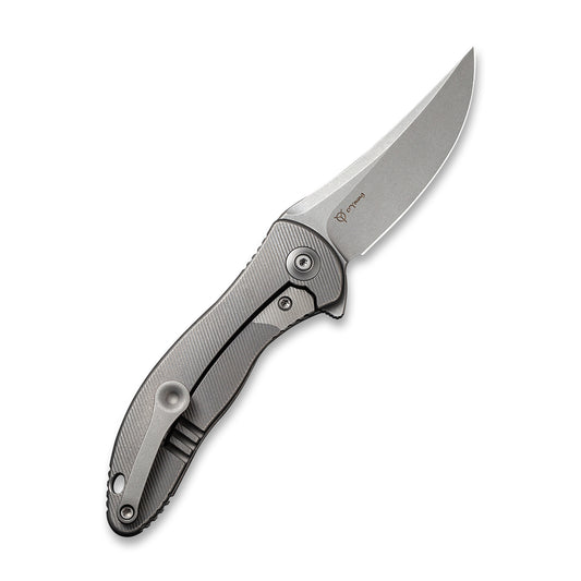 WE Knife Co., Ltd™ Mini Synergy Frame Lock WE2011A Gray 6AL4V Titanium CPM 20CV Stainless Steel Pocket Knife