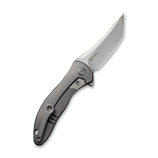 WE Knife Co., Ltd™ Mini Synergy Frame Lock WE2012A Gray 6AL4V Titanium CPM 20CV Stainless Steel Pocket Knife