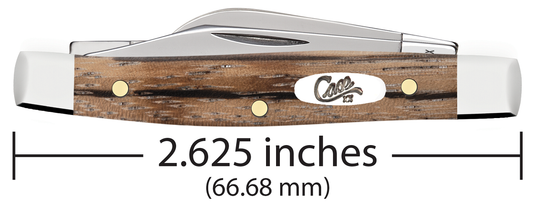W.R. Case XX Knives Small Stockman Natural Zebra Wood 25144 Stainless Pocket Knife