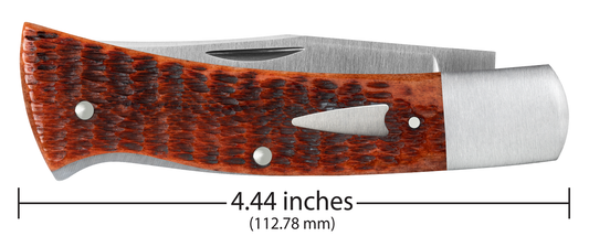 W.R. Case XX Knives Bill Ruple x Case Axe Handle 47540 Chestnut Bone 1/200 Pocket Knife