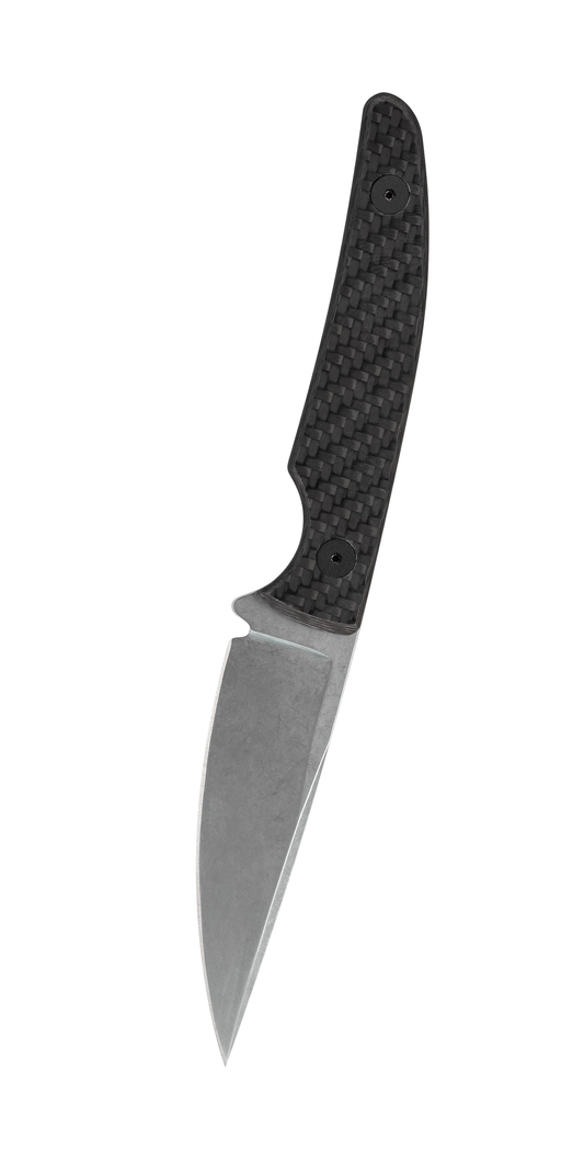 W.R. Case XX Knives CT2 Hunter 76936 Black Carbon Fiber Stonewashed S35VN Stainless Steel Fixed Blade