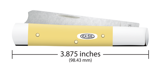 W.R. Case XX Knives Razor Jack Smooth Yellow Synthetic 81088 Stainless Pocket Knife