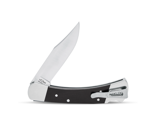 Buck 110 Slim Heritage Elite Folding Hunter 0110BRS19-B Silver Hardwood & Magnacut Stainless Steel Pocket Knife