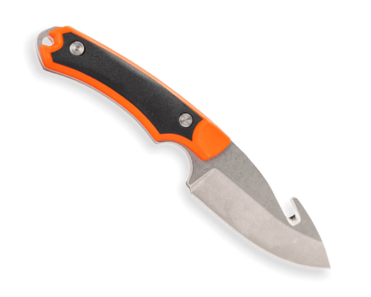 Buck Alpha Hunter Select Guthook 0664ORG-B Orange and Black 420HC Stainless