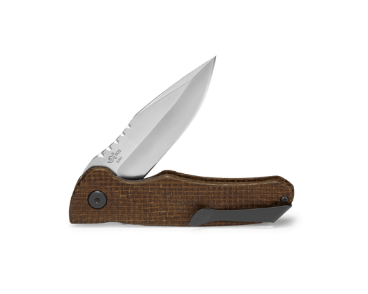 Buck Sprint Pro Liner Lock 0841BRS1-B Brown Burlap Micarta & S30V Stainless Steel Pocket Knife
