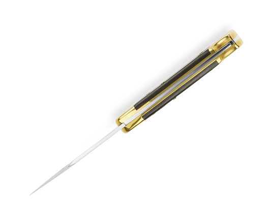 Buck 110 Auto Folding Hunter 0110BRSA-B Ebony Hardwood & 420HC Stainless Steel Pocket Knife