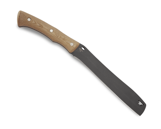 Buck Compadre Froe Fixed Blade 0108BRS1-B Natural Canvas Micarta & 5160 Carbon Steel