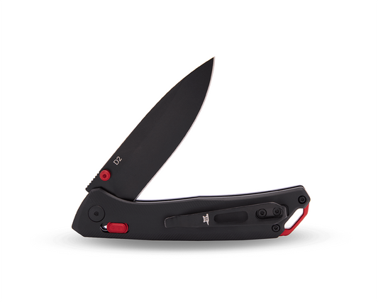 Buck Nomad Crossbar Lock 0700BKS-B Black Aluminum & D2 Steel Pocket Knife