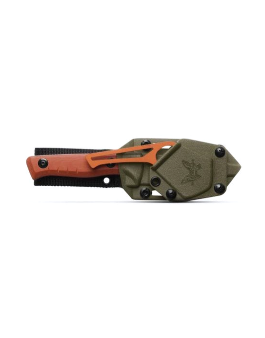 Benchmade, Inc.โข SlipRidge Fixed Blade Kit 15650-01-KIT Dark Brown Stabilized Wood CPM-MagnaCut Stainless Steel Knife