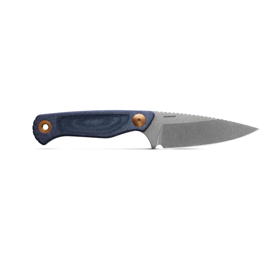 Benchmade, Inc.™ Dacian Fixed Blade 203-04 Blue Denim Micarta CPM-MagnaCut Stainless Steel Knife