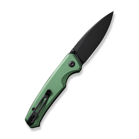 CIVIVI Knives™ Altus Button Lock C20076-5 Green Aluminum Nitro-V Stainless Steel Pocket Knife