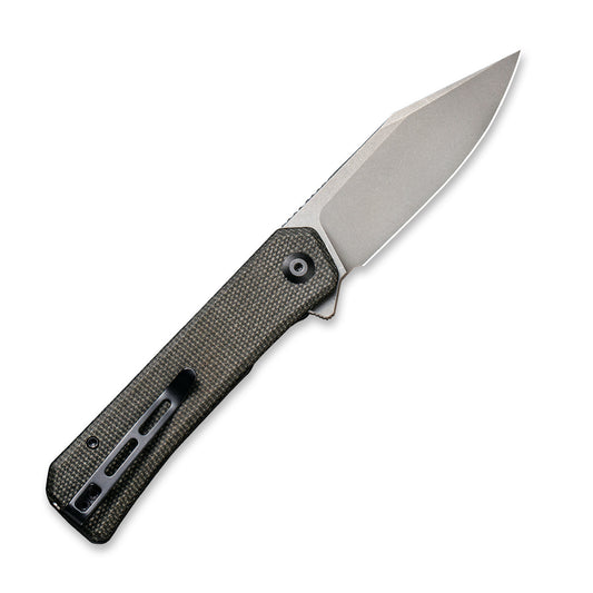 CIVIVI Knives™ Relic Liner Lock C20077B-3 Dark Green Micarta Nitro-V Stainless Steel Pocket Knife