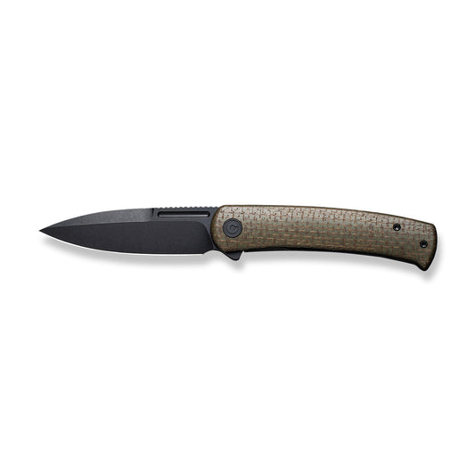 CIVIVI Knives™ Cetos Frame Lock C21025B-3 Green Micarta and Stainless Steel 14C28N Stainless Steel Pocket Knife