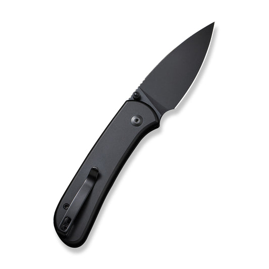 CIVIVI Knives™ Qubit Button Lock C22030E-1 Black Aluminum 14C28N Stainless Steel Pocket Knife
