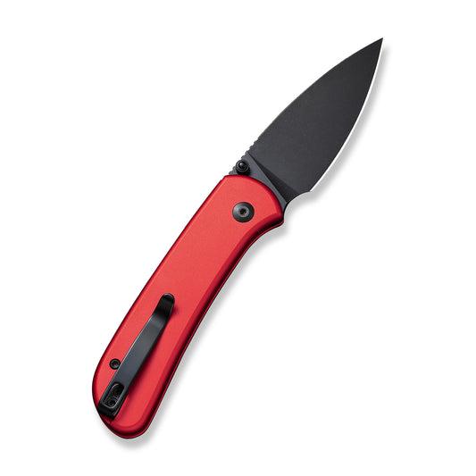 CIVIVI Knives™ Qubit Button Lock C22030E-2 Red Aluminum 14C28N Stainless Steel Pocket Knife