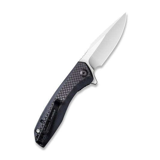 CIVIVI Knives™ Baklash Liner Lock C801D Twill Carbon Fiber and Black G10 9Cr18MoV Stainless Steel Pocket Knife