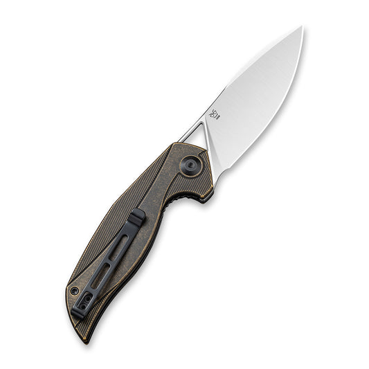 CIVIVI Knives™ Anthropos Liner Lock C903D Brass and Stainless Steel D2 Stainless Steel Pocket Knife