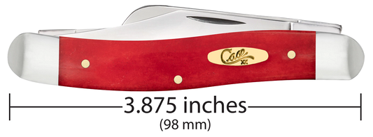 W.R. Case XX Knives Stockman Smooth Dark Red Bone 10764 Stainless Steel Pocket Knife