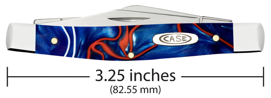 W.R. Case XX Knives Medium Stockman Patriot Kirinite Stainless 11223 Pocket Knife