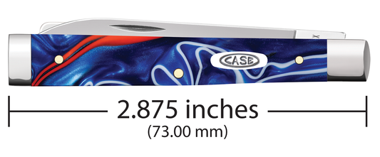 W.R. Case XX Knives Baby Doc Patriotic Kirinite 11227 Stainless Pocket Knife