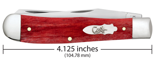 W.R. Case XX Knives Smooth Old Red Bone Trapper Stainless 11320 Pocket Knife