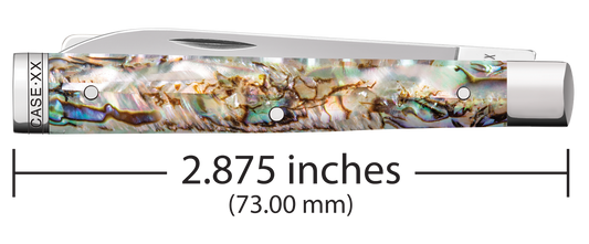 W.R. Case XX Knives Baby Doc Smooth Abalone 12029 Stainless Pocket Knife