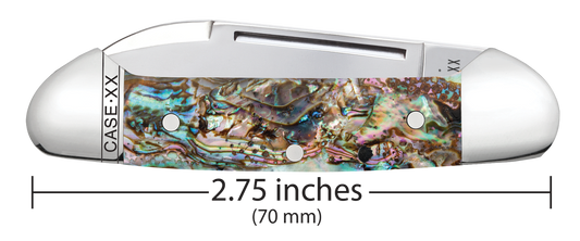 W.R. Case XX Knives Butterbean Smooth Abalone 12039 Stainless Pocket Knife