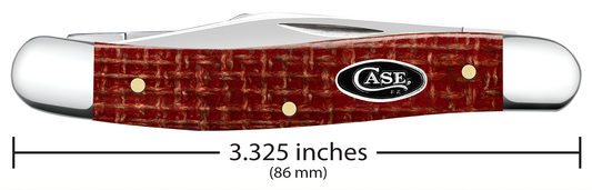 W.R. Case XX Knives Medium Stockman Dark Red Micarta 12272 Carbon Steel Pocket Knife