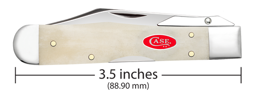 W.R. Case XX Knives Cheetah Cub Gator Jig Natural Bone 14026 Stainless Pocket Knife