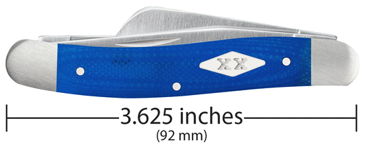 W.R. Case XX Knives Stockman Blue G-10 Satin Stainless 16752 Pocket Knife