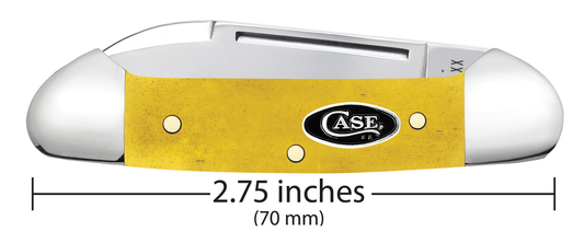 W.R. Case XX Knives Butterbean Smooth Yellow Bone 20027 Stainless Pocket Knife