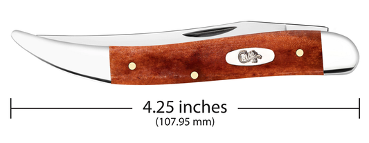 W.R. Case XX Knives Medium Toothpick Chestnut Bone 28910 Stainless Pocket Knife