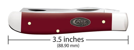 W.R. Case XX Knives Mini Trapper Smooth Mulberry Pewter 30461 Stainless Pocket Knife