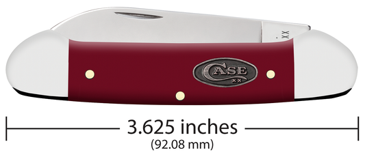 W.R. Case XX Knives Canoe Smooth Mulberry Pewter 30463 Stainless Steel Pocket Knife