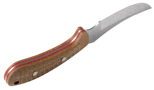 W.R. Case XX Knives Ridgeback Fixed Blade Hunter Natural Canvas 30592 Stainless