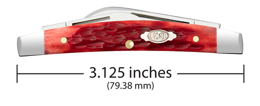 W.R. Case XX Knives Small Congress Dark Red Bone 31949 Carbon Steel Pocket Knife