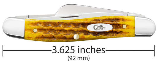 W.R. Case XX Knives Medium Stockman Heritage Honeycomb Bone 32272 Stainless Pocket Knife