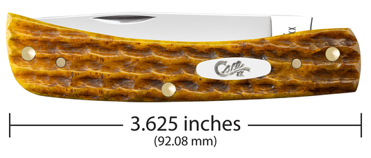 W.R. Case XX Knives Sod Buster Jr Heritage Honeycomb Bone 32273 Stainless Pocket Knife