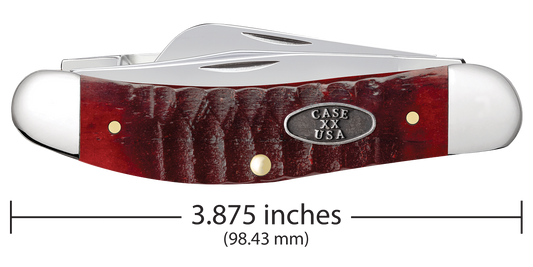 W.R. Case XX Knives Sowbelly Stockman Gator Jig Old Red Bone 51542 Stainless Pocket Knife