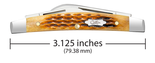 W.R. Case XX Knives Small Congress Jigged Antique Bone 52851 Stainless Pocket Knife