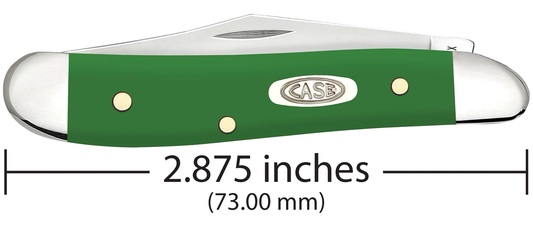 W.R. Case XX Knives Peanut Green Synthetic 53393 Stainless Pocket Knife